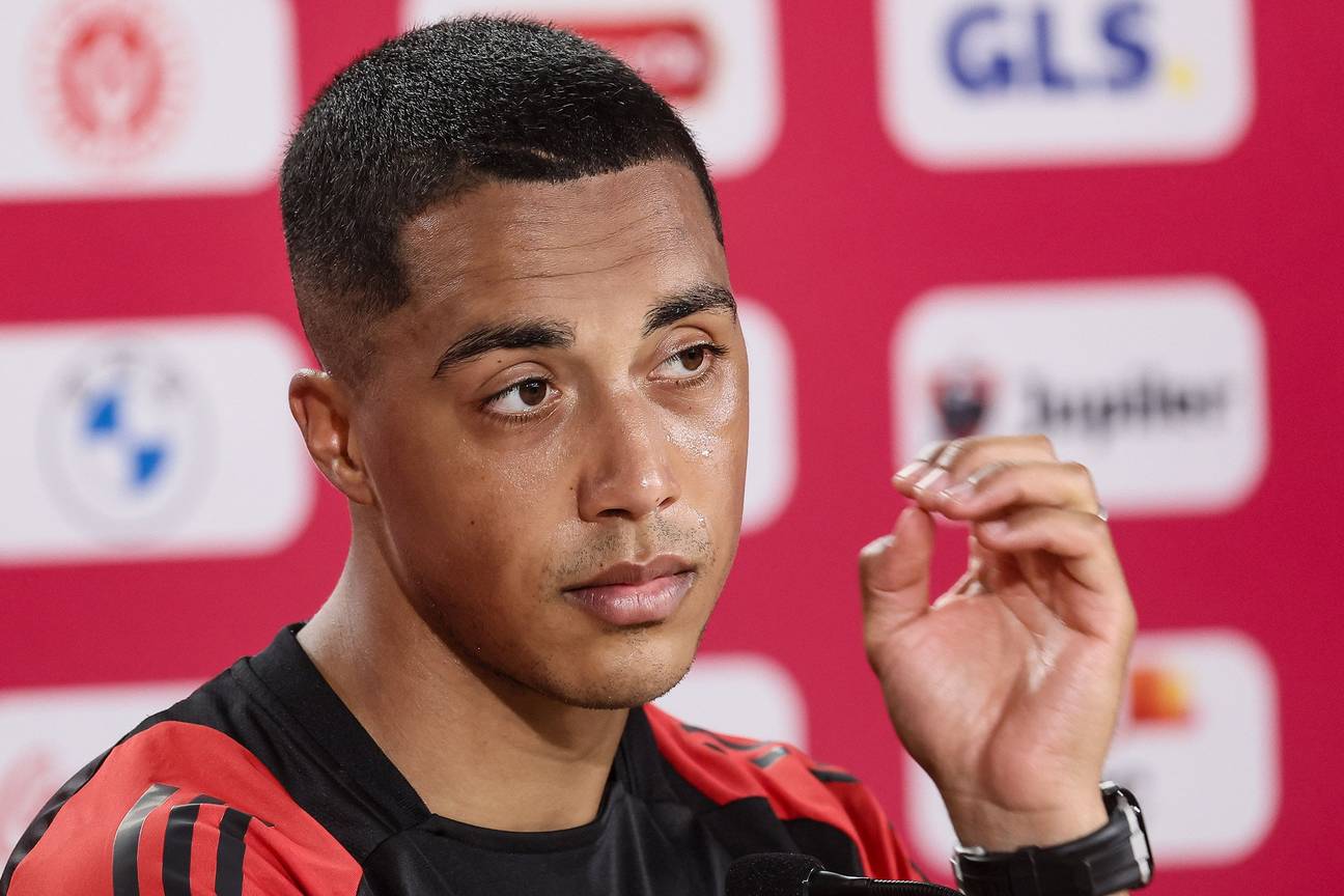 20240621 20 juni 2024 Youri Tielemans op persconferentie Rode Duivels tijdens EK voetbal 2024
