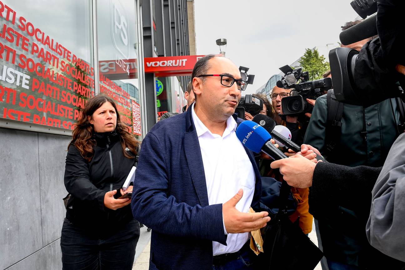 Ahmed Laaouej (PS) op 10 juni 2024 de dag na de Gewestverkiezingen