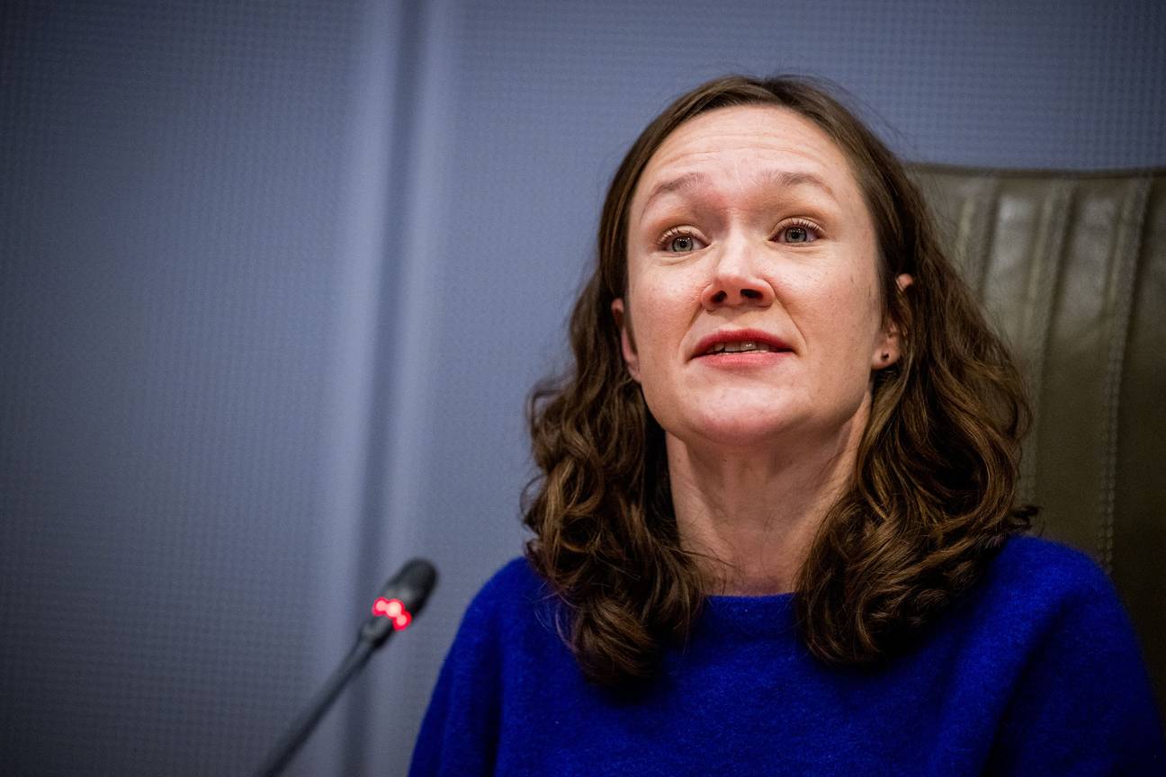 November 2023: Hannelore Goeman (Vooruit) in het Vlaams Parlement