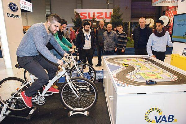 autosalon 2016 VAB infostand fietsen