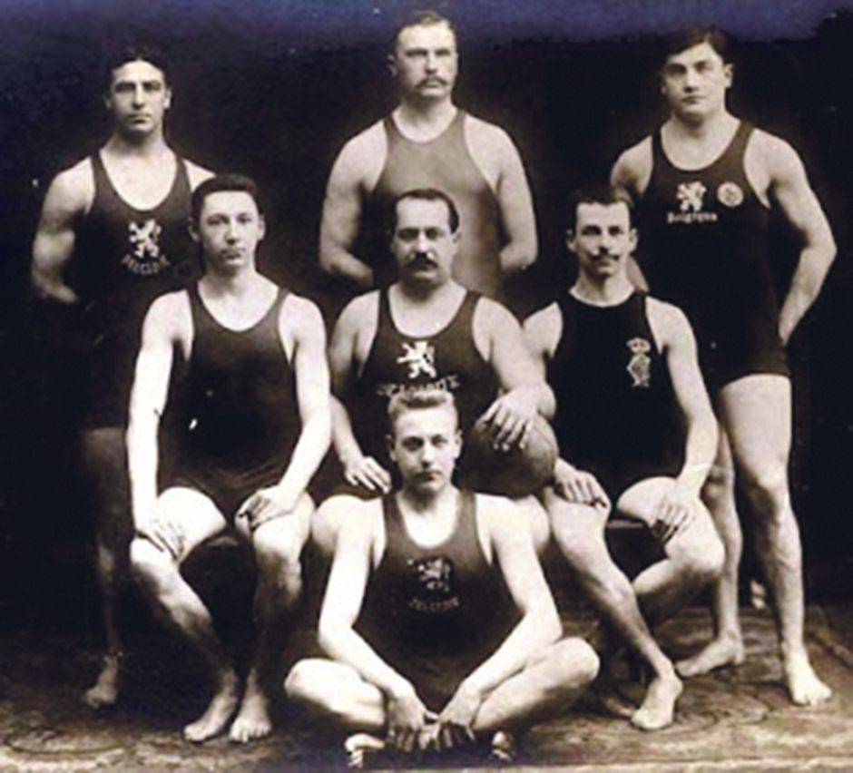 Belgische waterpoloploeg 1908