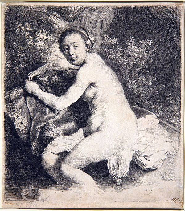 Rembrandt Diana badend B201