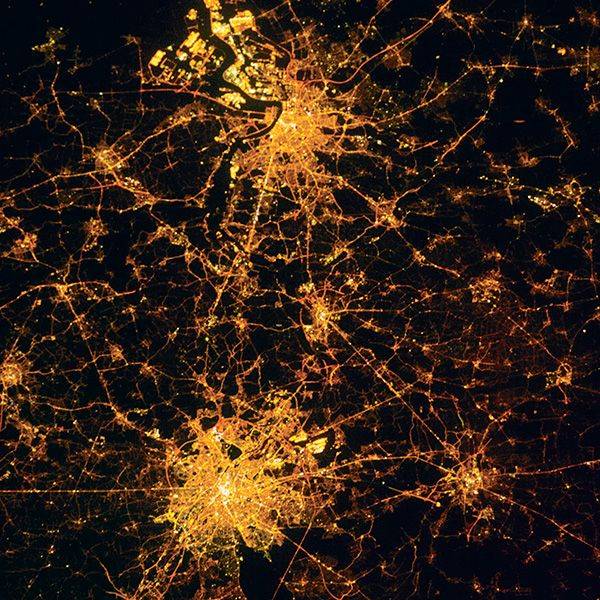 Brussels bY night c nasa