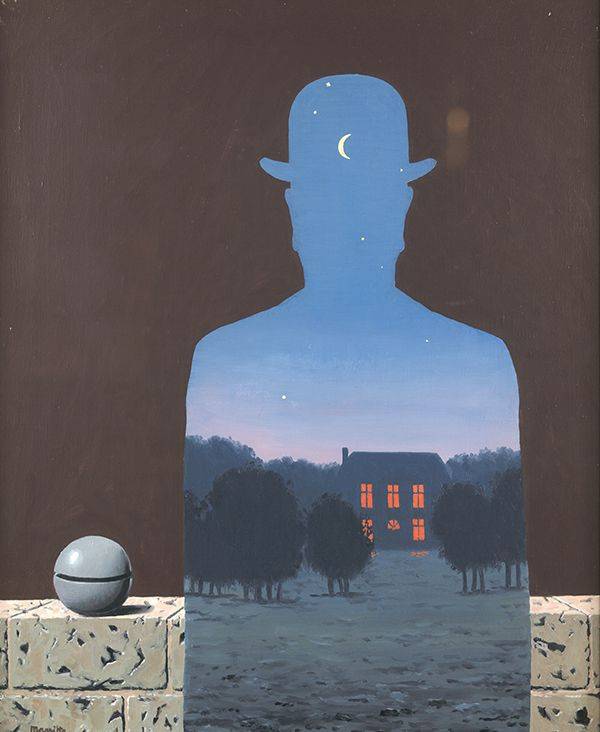Rene Magritte LHeureux donateur- 1966