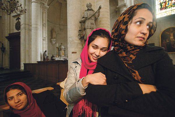 Week in beeld kerkasiel afganen begijnhofkerk c Ivan Put