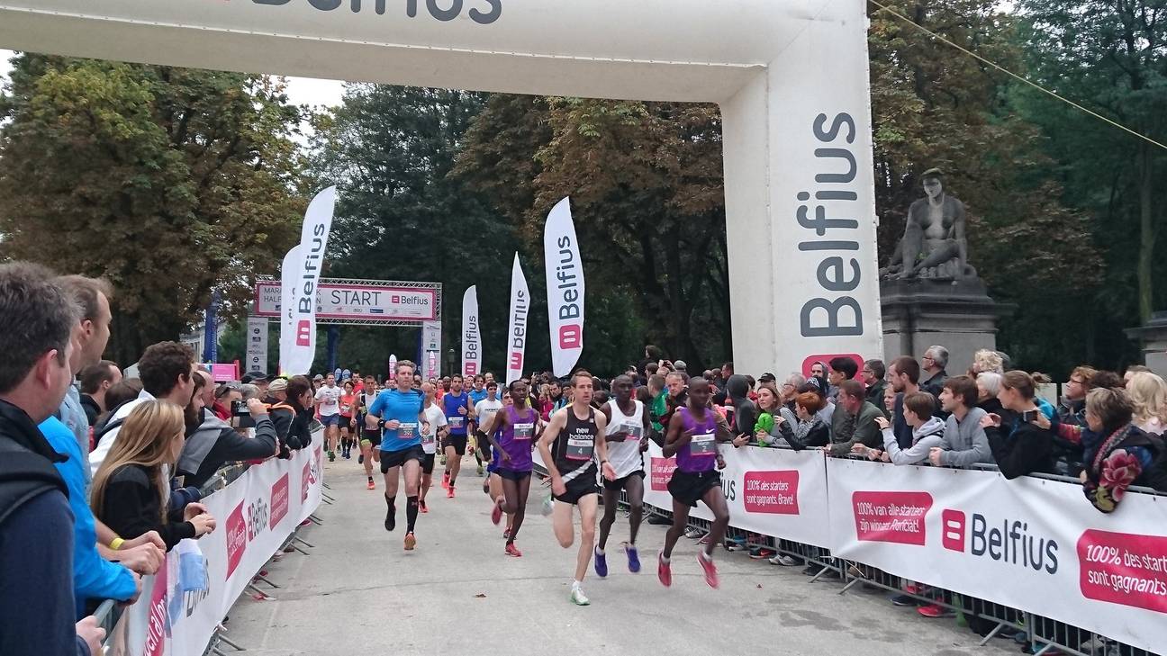 De Belfius Brussels Marathon ging zondagochtend van start. 