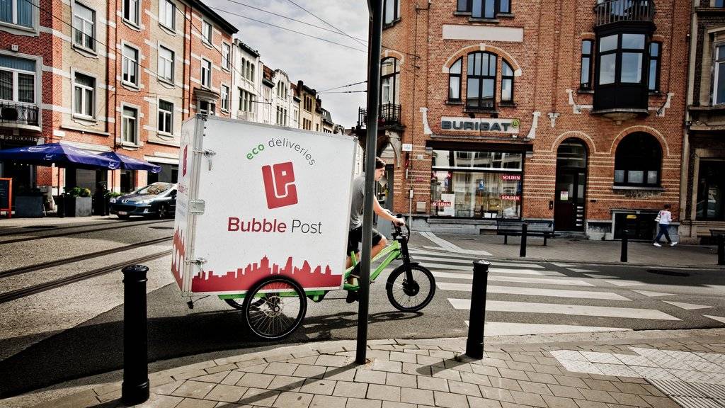 Bubble Post is een ecologisch koeriersbedrijf © Bubble Post - Emily Elleboog