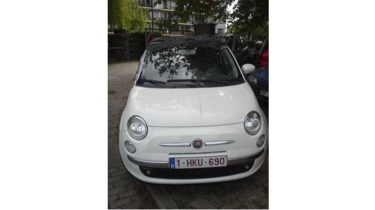 beschadigde fiat 500