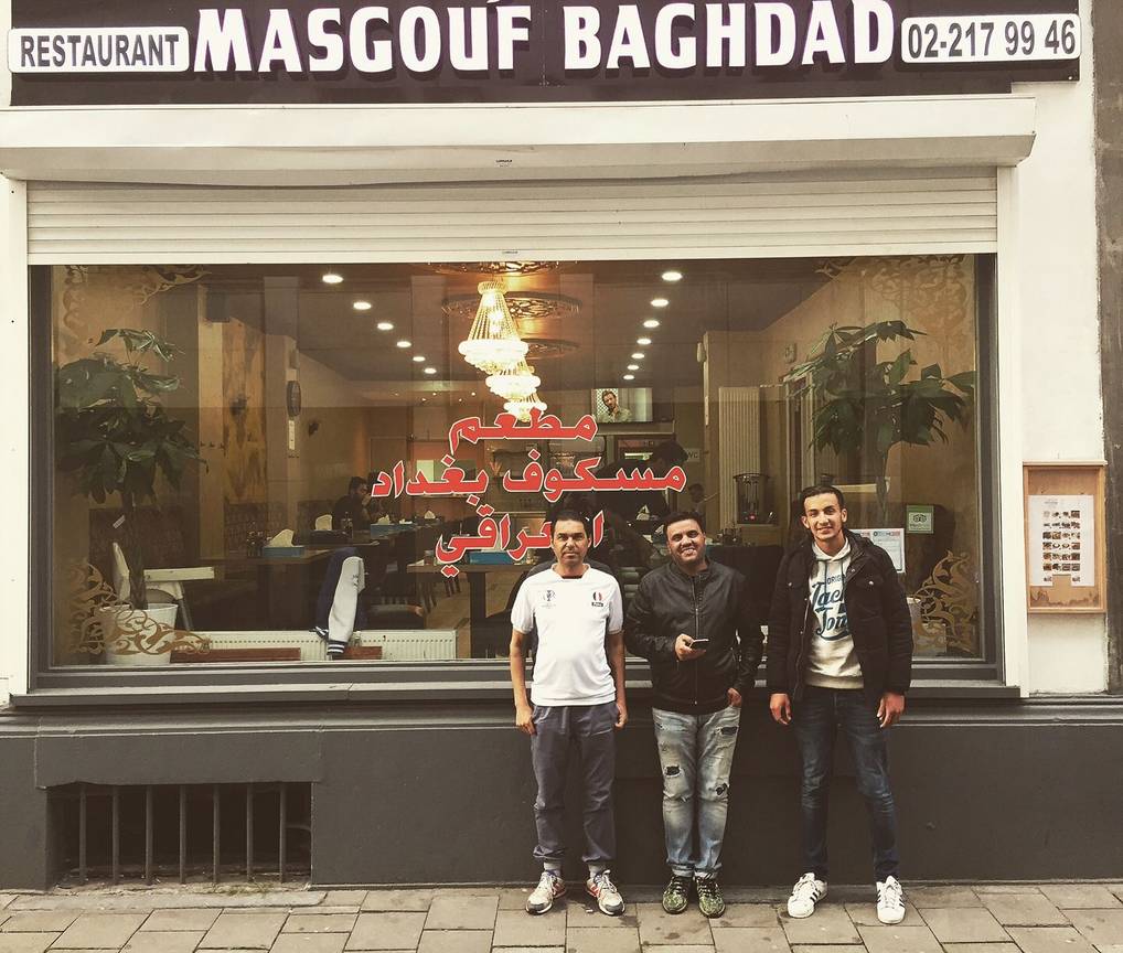 De twee Irakezen openden tien dagen geleden de deuren van het eerste Irakese restaurant in Brussel. 