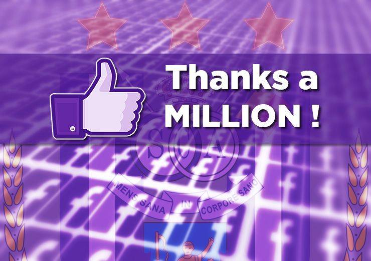 Anderlecht bedankt zijn 1 miljoen Facebookfans.