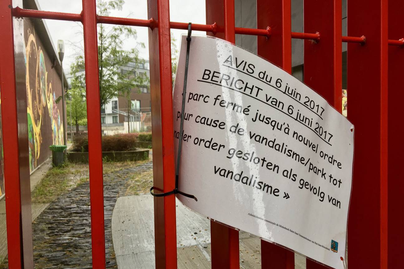 vandalisme zennetuin