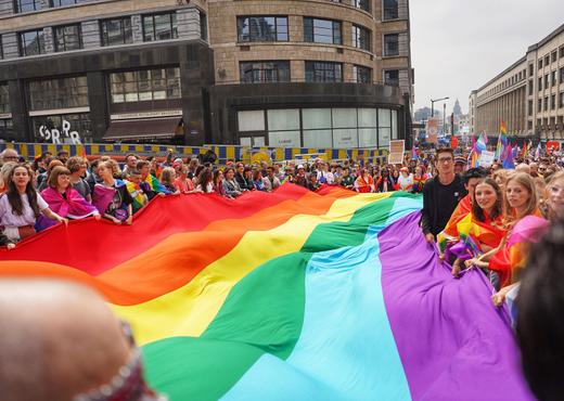 Ook dit jaar was er opnieuw veel volk op de Brussels Pride.