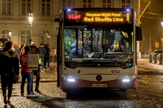 Droogte Omgekeerd Philadelphia Gratis bussen van de MIVB tijdens Museum Night Fever | BRUZZ