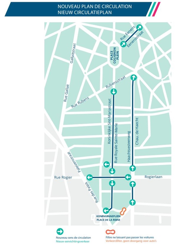 Schaarbeeks Circulatieplan: Haachtsesteenweg Vanaf Volgende Week één ...