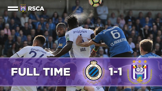 RSCA 1-1 Club Brugge