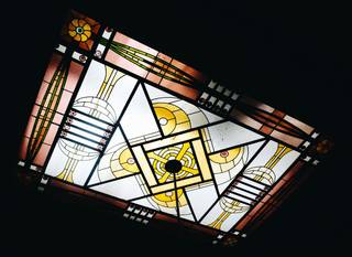 Ultimate Hallucination De Ultieme Hallucinatie glasraam plafond art-nouveau