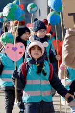 14 februari 2019: Youth for Climate komt voor de zesde opeenvolgende donderdag op straat met de eis voor meer politieke daadkracht inzake klimaat ze krijgen nu ook de steun van studenten uit het hoger onderwijs.
