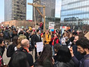 21 februari 2019: Youth for Climate brengt voor de zevende opeenvolgende donderdag klimaatspijbelaars op straat voor meer (politieke) daadkracht inzake klimaatbeleid