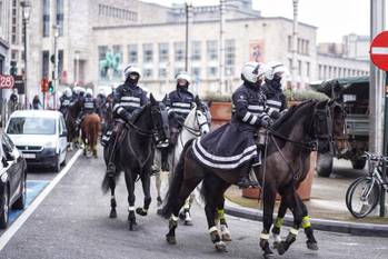 31 januari 2021: arrestaties in en rond het centraal station in Brussel. De politie is talrijk aanwezig om manifestanten die willen protesteren tegen de coronamaatregelen tevatten. De manifestatie kreeg immers geen toelating.