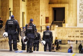 31 januari 2021: arrestaties in en rond het centraal station in Brussel. De politie is talrijk aanwezig om manifestanten die willen protesteren tegen de coronamaatregelen tevatten. De manifestatie kreeg immers geen toelating.