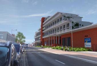 Simulatiebeeld van het StarCity-project.