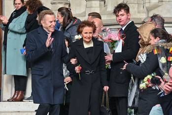 17 februari 2023: Will Tura tijdens het Te Deum in de kerk van Laken, waar de koninklijke familie jaarlijks haar overledenen herdenkt