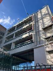 De renovatiewerken van het Kaaitheater.