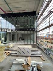 De renovatiewerken van het Kaaitheater.