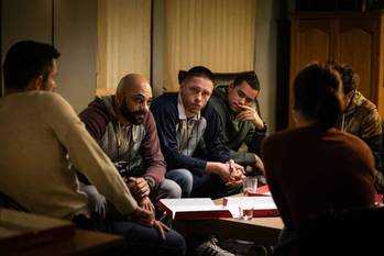 De opnames voor de fictiereeks over de terroristische aanslagen lopen nog tot april 2026.