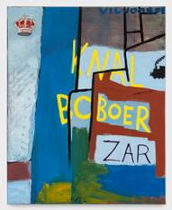 Werk van Walter Swennen in 'Eine Stadt als Atelier' in het Kölnischer Kunstverein.