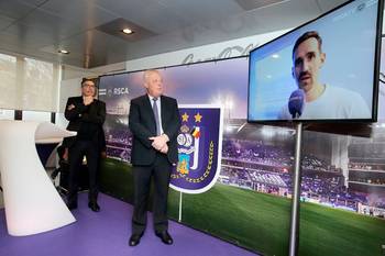 Roger Vanden Stock afscheid als voorzitter RSC Anderlecht afscheidswoord Sven Kums 5