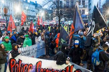 Manifestatie tegen politiegeweld op 15 maart 2018 10