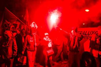 Manifestatie tegen politiegeweld op 15 maart 2018