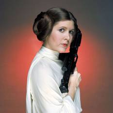 1609 Star Wars Princess Leia 1 Textless Movie Cover
