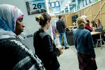 Stembureau 26 in Brussel-Stad