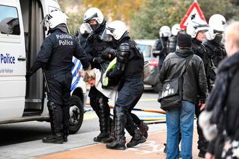 Betoging van de Gele Hesjes in Brussel