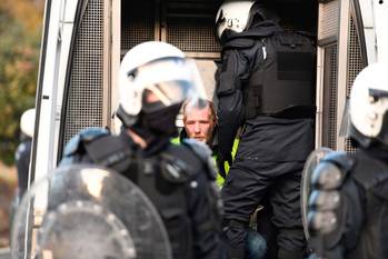 Betoging van de Gele Hesjes in Brussel