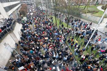 Youth for Climate. Klimaatspijbelaars op 17 januari 2019.