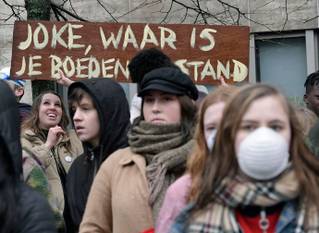 Klimaatspijbelaars op donderdag 17 januari 2019