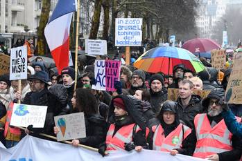 70.000 mensen op de Rise for Climate Belgium op zondag 27 januari 2019
