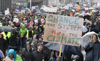 70.000 mensen op de Rise for Climate Belgium op zondag 27 januari 2019