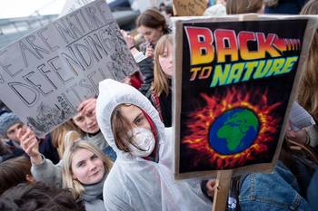 Klimaatspijbelaars op 31 januari 2019: Back to Nature