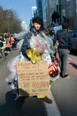 21 februari 2019: 'Spijbelen voor het klimaat', een initiatief van Youth For Climate, voor de zevende donderdag op rij