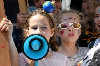Global strike for future, de laatste klimaatmars van Youth for Climate op 24 mei 2019