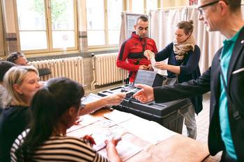 Elektronisch stemmen in Brussel