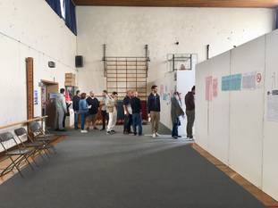 Stembusgang atheneum Emile Bockstael, Laken