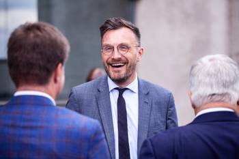 Pascal Smet (One.Brussels) bij de eedaflegging van de Brusselse parlementsleden op 11 juni 2019