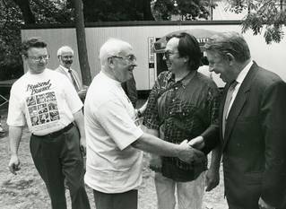 Boterhammen in het Park backstage Bruisend Brussel met Jari Demeulemeester, Hugo Weckx en Jos Chabert