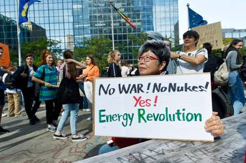 De derde editie van de klimaatmars "Global Strike For Future" op 20 september 2019