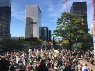 20190920 De derde editie van de klimaatmars Global Strike For Future op 20 september 2019 Noordstation